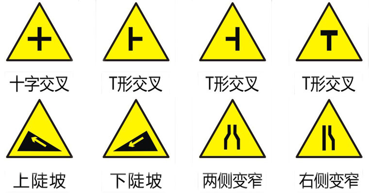 警告道路交通指示牌